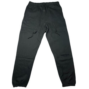 Essentials Fear Of God Sweatpants XL Stretch Limo Black NWT